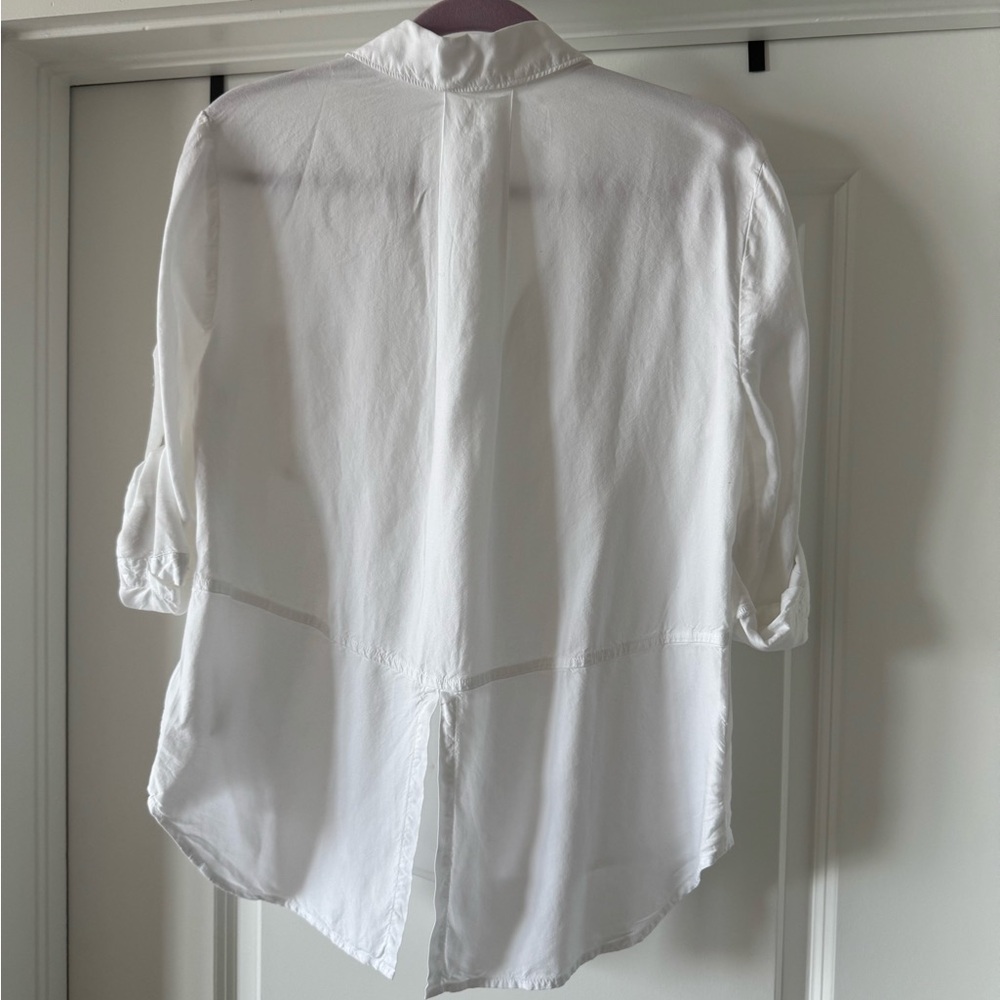 Cloth & Stone Classic White Blouse - Picture 2 of 3